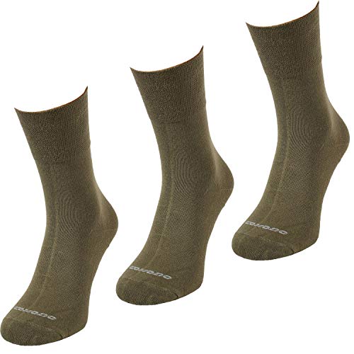 Comodo 3 Pares de Calcetines de Caza | Mujeres/Hombres | Pesca | Deportes | Anti-Mosquitos | 65% Lana Merino | SMP1 | Khaki | Tamaño: 43-46 thumbnail