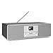 Produktbild TechniSat DIGITRADIO 380 CD IR - DAB+/UKW/Internet-Stereoradio (CD-Player, Bluetooth, USB, Spotify Free, App-Steuerung, 2x20W Stereo-Lautsprecher, Farbdisplay, Wecker, Fernbedienung) Silber