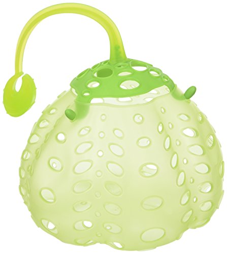 Fusionbrands FoodPod Silicone Food Boiling Bag, Steamer, and Strainer Basket for Eggs, Vegetables, & Seafood, Green