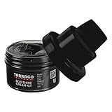 Tarrago Self Shine Cream Kit - Polish for Leather Boots and Shoes - with Applicator Sponge - 1.76 Fl. Oz - Black #18
