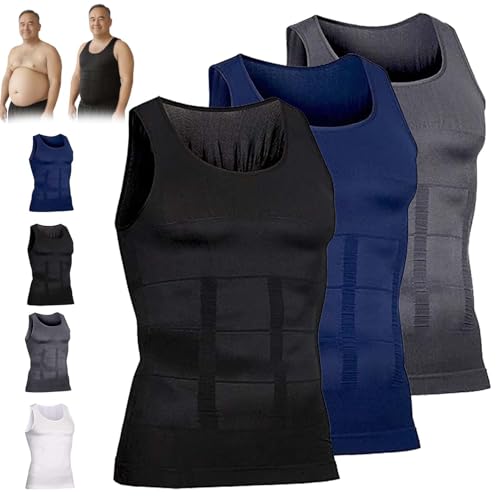 Selure Shaping Tank Men, Selure Compression Shirt, 2025 New Shaping Sleeveless Shirts for Men Build A Toned Body