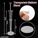 ZERECORD® 2 Balloon stand/4 balloon flower/1 arch /1glueBalloon Arch Kit Balloons with Base Balloons Tape Balloon Arch Stands for Table Floor Party gallery image