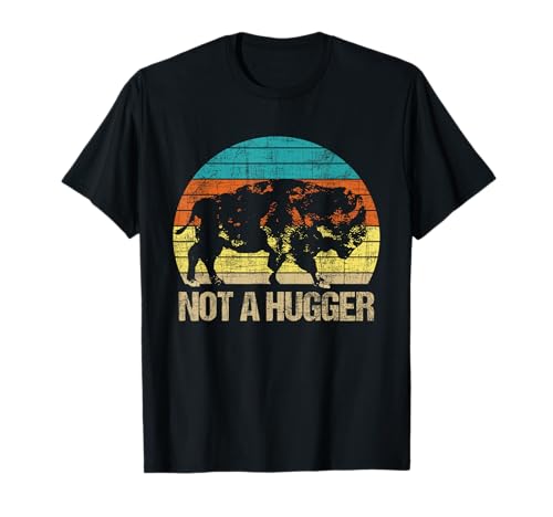 Not A Hugger - American Bison Buffalo Lover Wildlife al aire libre Camiseta