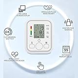 IndoTeam Blood Pressure Monitors Large Cuff Size 22cm to 36cm - Blood Pressure Machine with Cuff for Upper Arm - Heart Rate Hypertension Monitor for Home Use - Blood-Pressure Monitor with LCD Display - Image 5