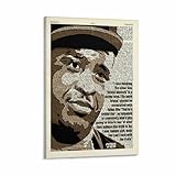 FNWERT Vintage Patrice O'Neal Quote Poster Black History African American Art Canvas Painting Posters And Prints Wall Art for Living Room Bedroom Decor 16x24inch(40x60cm)