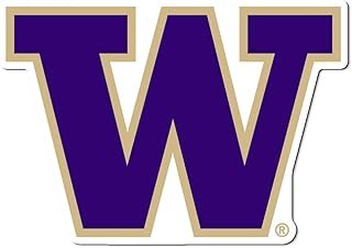 University of Washington Primary Logo Premium 4" Die Cut Vinyl Sticker Decal for Cars Trucks Auto Windows