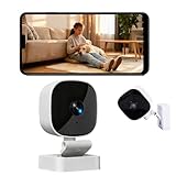 senri Indoor Security WiFi Camera 1080P HD, CCTV Camera for Home/Baby/Pet, Baby Monitor with Night Vision, 2-Way Audio, Motion Detection, APP Control Compatible iOS & Android