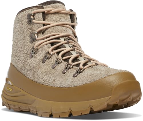 Danner Mountain 600 ID Gore-Tex Almond Butter Waterproof Men's Boot, Lightweight and Durable for Hiking Adventures, Brown - 9 D