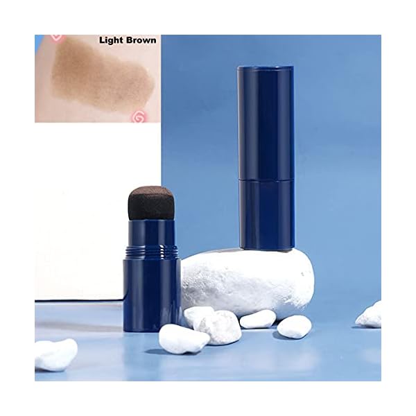 One Step Brow Stamp Shaping Kit - Professional Eyebrow Pencil Eyebrow Powder 24 Styles Eyebrow Stencil 4 Eyebrow Pen Brushes Long Lasting Waterproof Buildable Eyebrow Stamp Makeup (Light Brown)