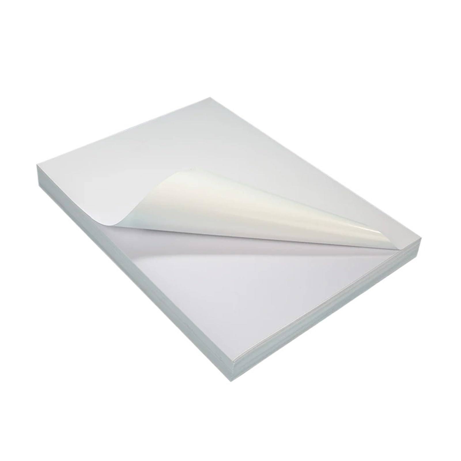 Etichette adesive in carta sintetica bianca lucida A4 for la stampa da ufficio(Laser matte 50)