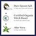 Dr Teal's Pure Epsom Salt, Clarify & Smooth with Witch Hazel & Aloe Vera, 3lbs (Packaging May Vary)