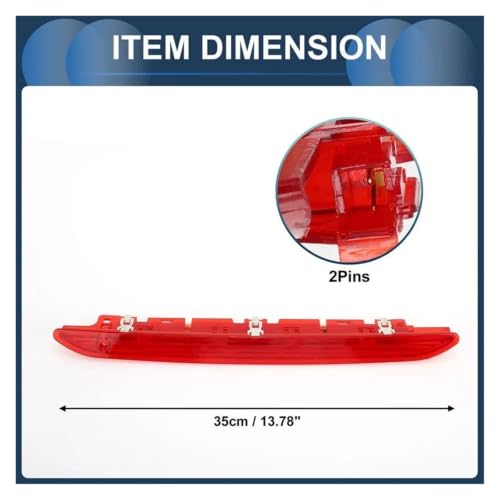 Lampe d'avertissement d'arrêt élevé Seat Leon ST 5F feu stop rouge - 4