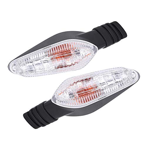 Aramox 1 Pair Turn Light Indicator Lamp for Ducati Streetfighter 848 1099 Multistrada 1200 (Transparent Lens)