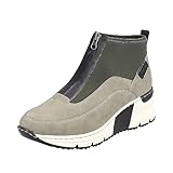 Auswechselbare Innensohle Rieker Damen N6352 Mode-Stiefel, Grün, 38