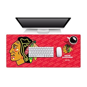 YouTheFan Chicago Blackhawks Schreibtischunterlage Logo-Reihe