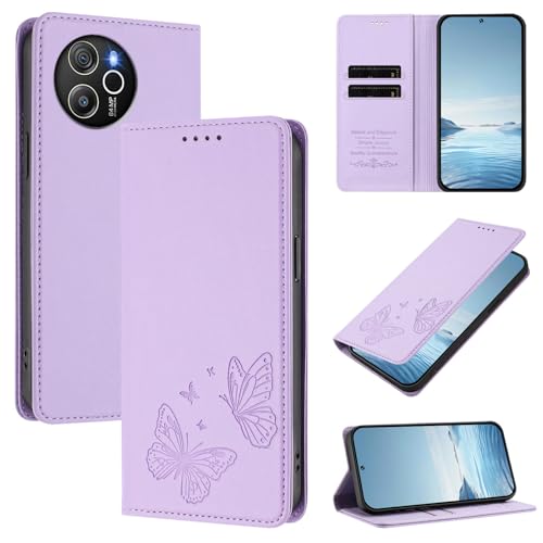 �X�}�z�P�[�X �Ή��@�� for Blackview Shark 8,�Ή��@�� for Blackview Oscal Tiger 12 �yRFID�u���b�N�z�y�J�[�h�z���_�[�t�����z �}�O�l�b�g�J�� �X�^���h�@�\�t���zViolet