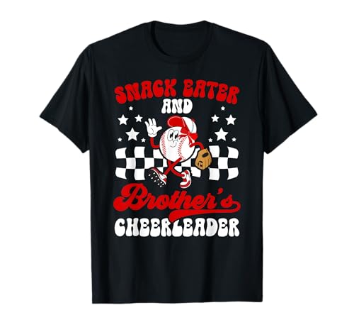 Brother's Cheerleader Baseball Sister Of A Baseball Player T-Shirt