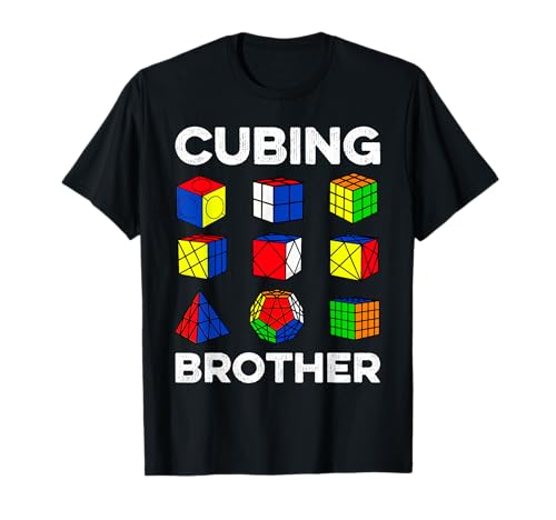Cubing Brother Speedcubing Speedsolving Cuber Camiseta