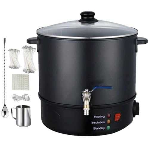 Kit fabrication bougies diy avec fondoir à cire électrique 10L