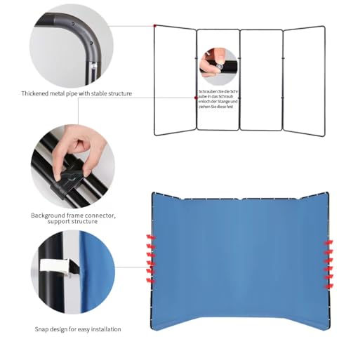 Fond bleu photographie portable pour éliminer les plis en arrière-plan photo