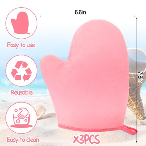 image for Vodolo 3PCS Sunscreen Applicator for Kids,Reusability Suns Creen Glove