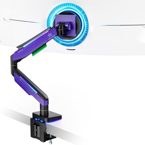 Ares Wing RGB Heavy Duty Monitor Arm for 17 to