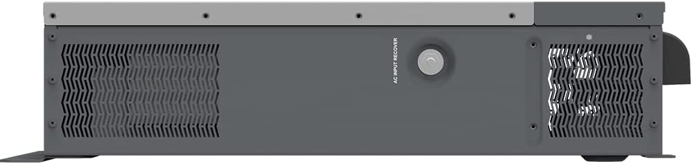 Other side view of the Offgridtec IC-48/5000/80/60 Combi Inverter Charger, showing the AC input recover button