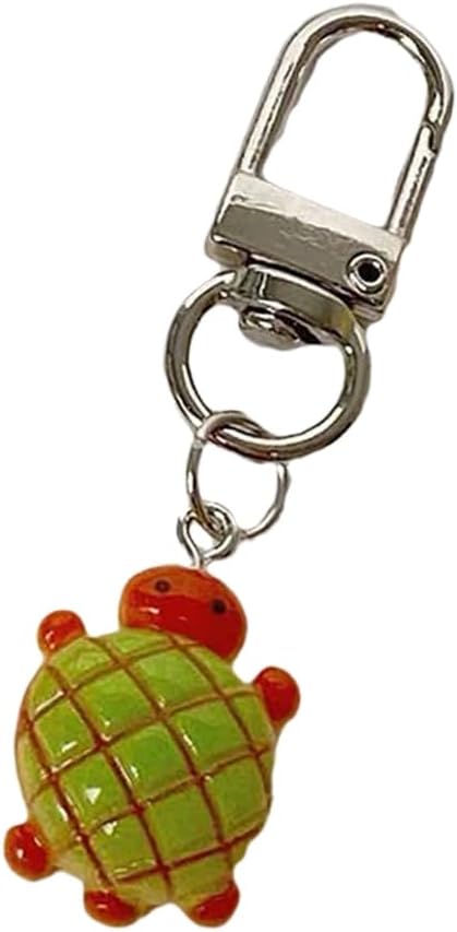 Adjustable Length Turtles Phone Charm Pineapple Bun Key Accessory for Daily Use