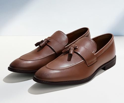 Image of LOUIS STITCH Men's Shoes Tassel Style Comfortable Moccasins for Men (RGMCPLTA)