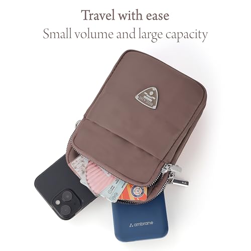 Image of J I Women's Small Cross-Body Phone Bag Stylish Mobile Cell Phone Holder Pocket Purse Wallet Sling Bag Mini Shoulder Bags
