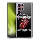 Head Case Designs 公式ライセンス ローリングストーンズ US Tour 78 キーアート ハードバックケース Samsung Galaxy S22 Ultra 5G対応