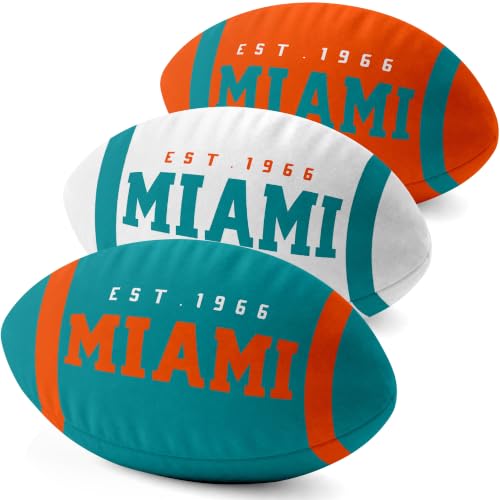 Image of ANTKING Miami Throw Pillow 2 Packs Custom Name Number Gifts