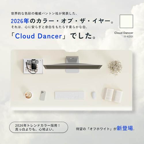FLEXISPOT 電動式スタンディングデスク天板 (カーブ型天板140*70) … (グレー) [4]