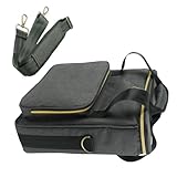 ROYJJ Vinyl-Schallplatten-Tragetasche, Reise-Aufbewahrungstasche, tragbare Tasche, Instrumenten-Zubehör