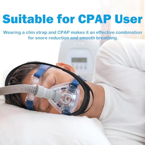 image for PJTLGYELEE Anti Snoring Chin Strap for Sleeping, CPAP Chin Strap to Ke