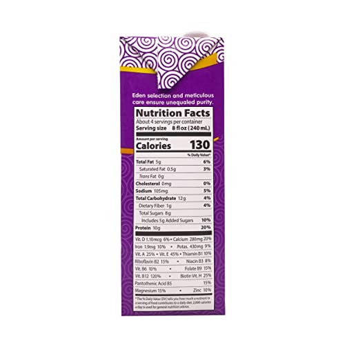 Eden Foods Extra Organic Original Fortified Soymilk, 32 Oz #TOP6
