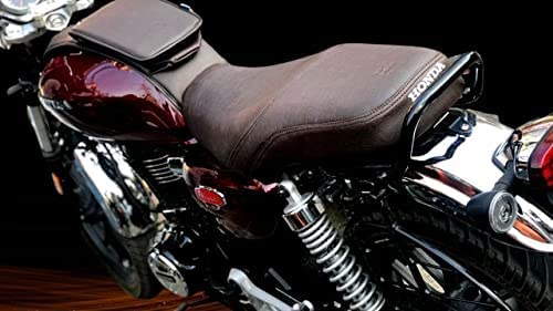 Sahara Seats Compatible with Highness CB350 Cushion Seat Cover and Tank Cover (Brown)-image-47