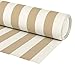 Tessuto a Metro Stoffa per Tenda da Sole per Esterno Protezione UV Ombreggiante X Balcone Veranda Teloni A Caduta Laterali Gazebo Pergolato Camper Tendalino Barca Dondolo Cuscini (Beige Righe <200>)