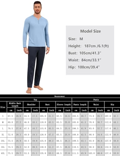 Pyjama homme hiver coton de qualité supérieure style classique - 6
