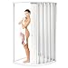 Produktbild EYEPOWER Duschabtrennung Viertelkreis Duschwand Korsika 100x100x185 cm
