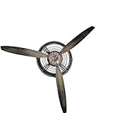 Permanent Iron Constructparticlemail: Costruita in ferro eccellente, questa scultura da parete a elica garantisce una durata permanente e un forte look industriale, fondendosi perfettamente con temi di coperta vintage e contemporanei.