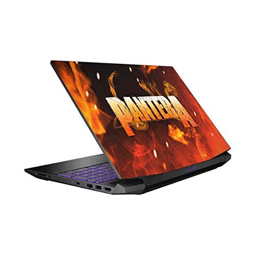 Pantera Peau Autocollante HP Pavilion 15.6 Anti-Rayures Design Feu Art