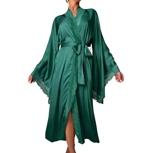 Peignoir kimono en satin chic pour offrir en cadeau de mariage robe de chambre