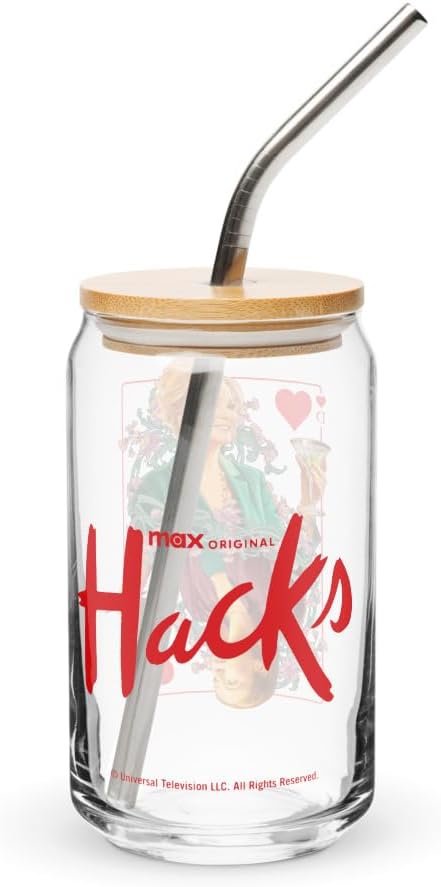 HBO Hacks Deborah and Ava Can-Shaped Glass - Officially Licensed