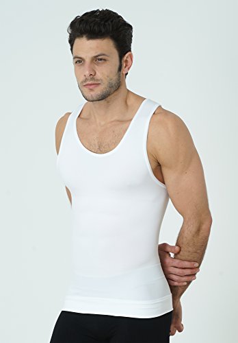 Shapewear Herren UnsichtBra Unterhemd für Männer Bauchweg Shirt