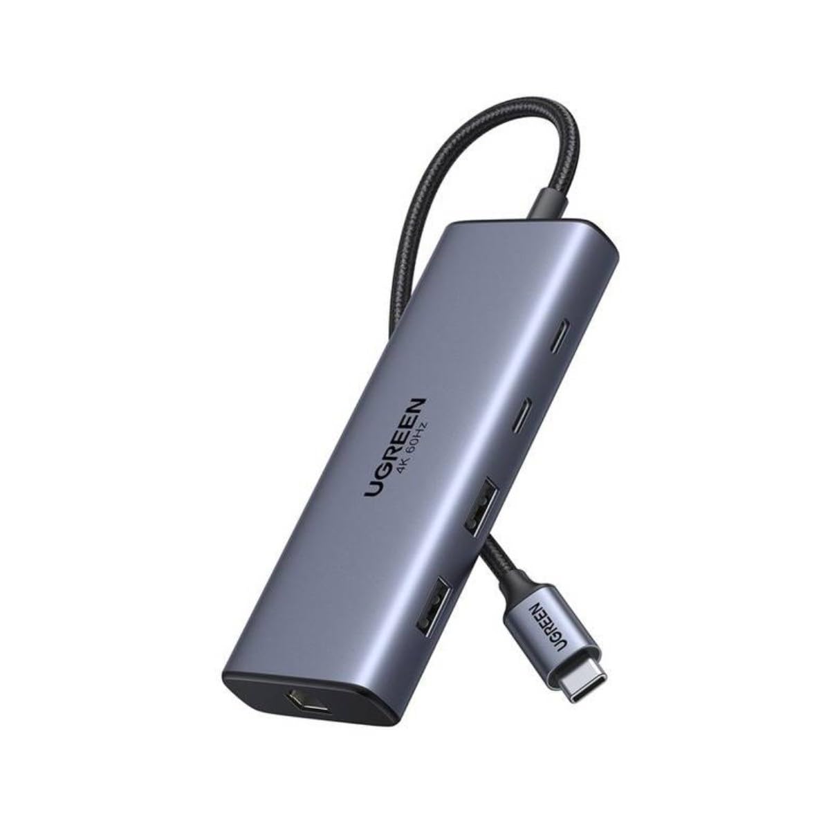 UGREEN Hub 10-en-1 USB-C 2HDMI 4K60Hz 2USB-C3.2 USB-A3.2 USB-A3.0 RJ45 SD TF PD100W