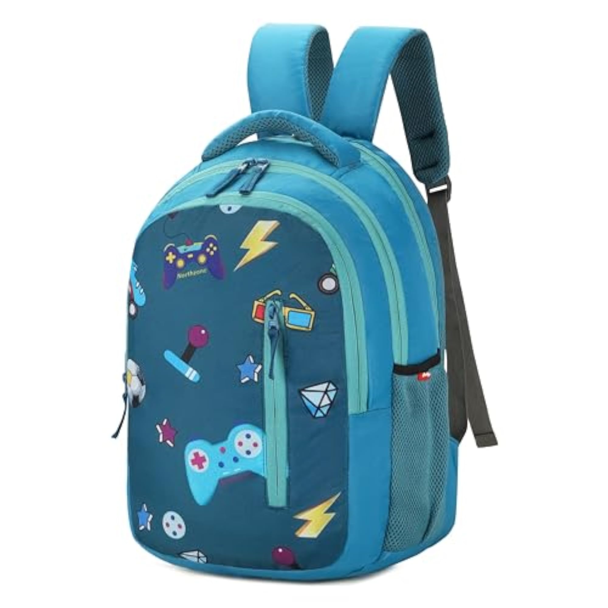 Printed Backpack for Kids, Blue