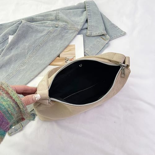 Suede Retro Shoulder Bag Small Square Bag Simple Underarm Bag Commute Handbag4