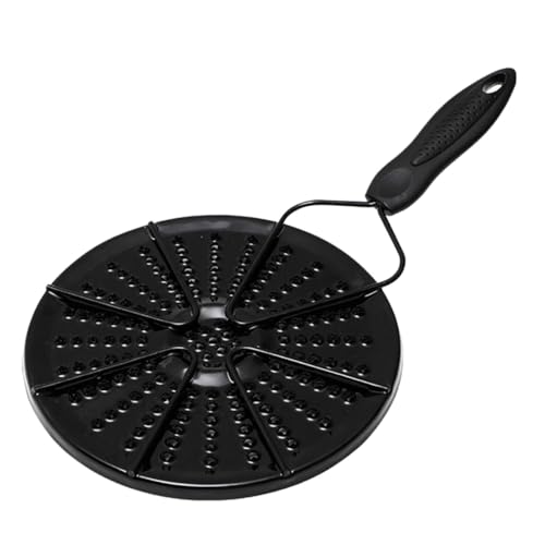 HOLIDYOYO Placa Difusora de Calor Esmaltada para Cocina de Gas Reductor de Llama para Ollas Pequeñas Calentamiento Rápido y Uniforme Antiquemaduras y Protección contra Ennegrecimiento