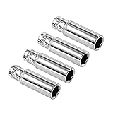 Kozelo 4pcs 6 Point Deep Socket - [1/4 Inch x 10mm] Square Drive for Car Mechanical Equipment Repair